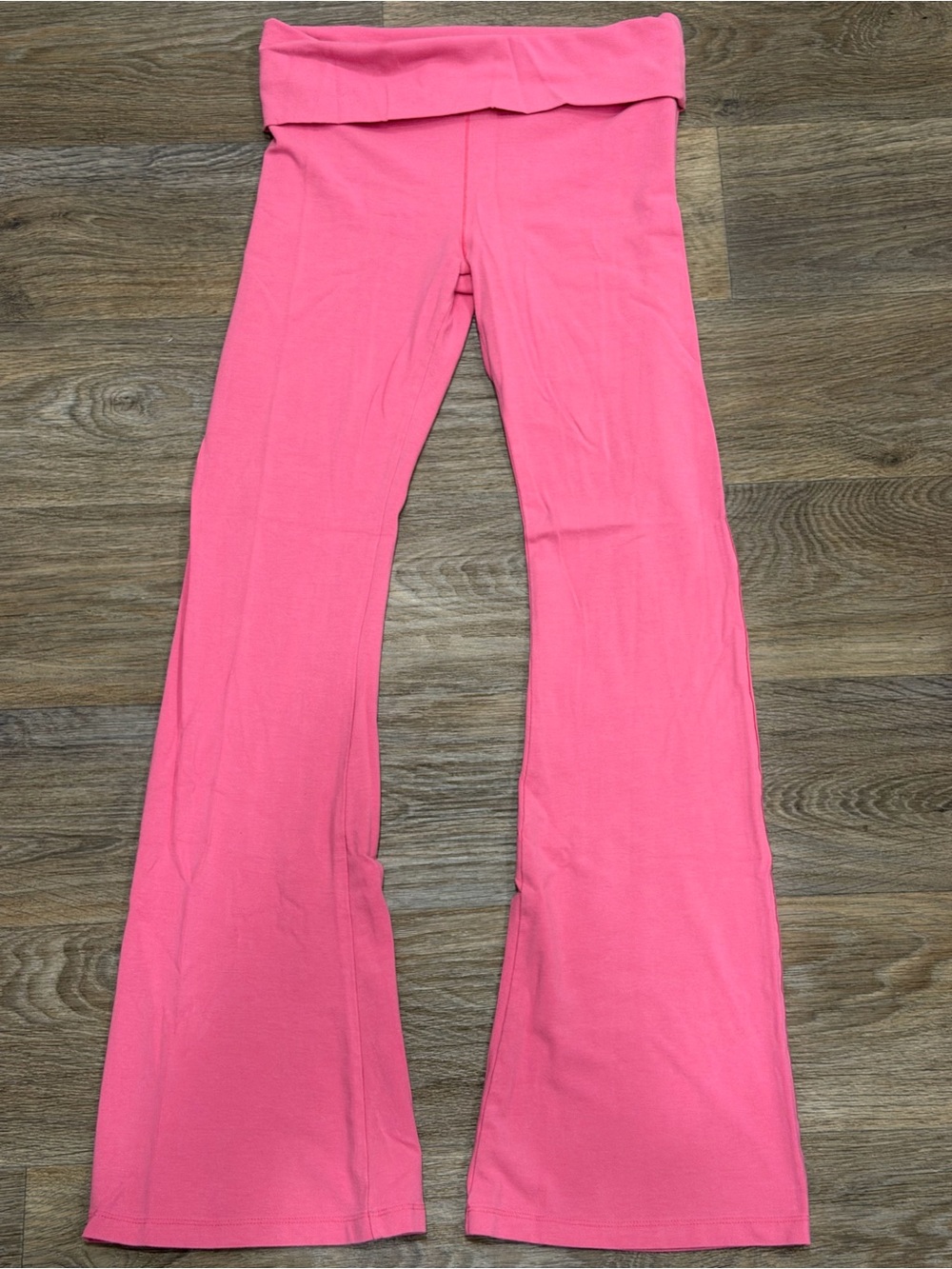 PINK Victoria's Secret Hot Pink Logo Leggings & Crop Tank Set - Picture 2 of 9